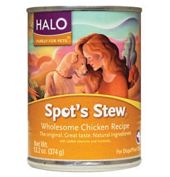 Halo, Purely For Pets Spot's Stew for Dogs Chicken