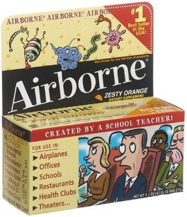 Airborne Effervescent Health Formula, Zesty Orange