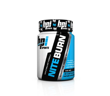 BPI Sports Nite Burn Nighttime Weight Management Formula, 640 MG, 30-Count